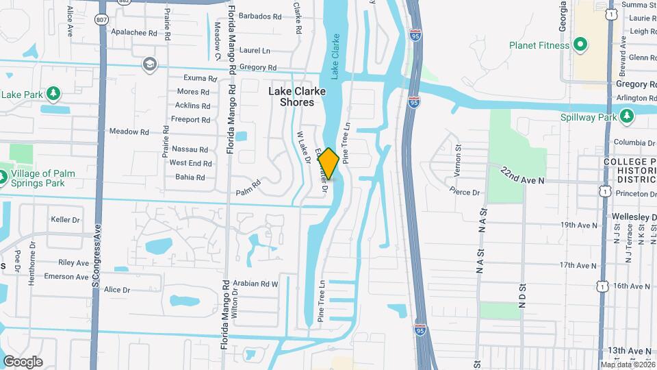 7834 Edgewater Dr Map and Location Details