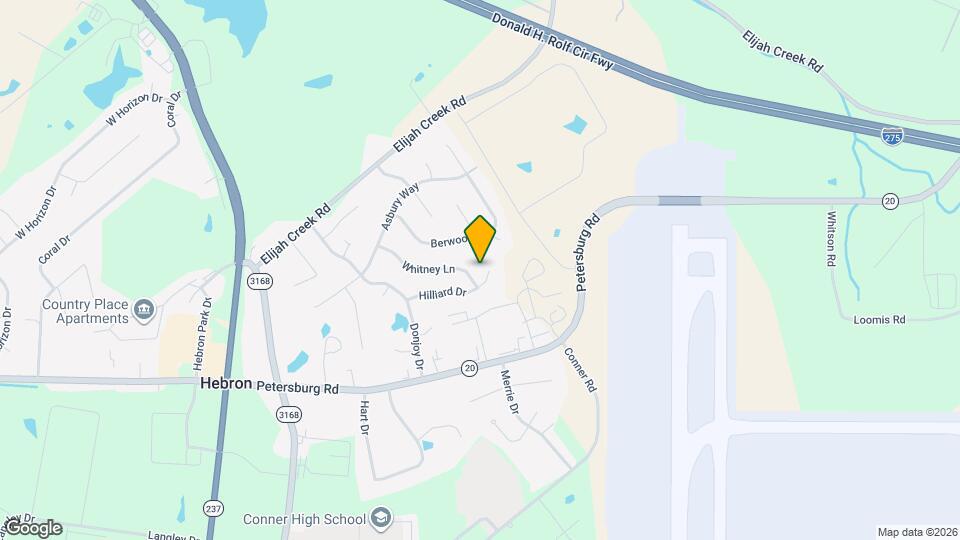 2435 Hilliard Dr Mapa y Detalles de la Ubicación