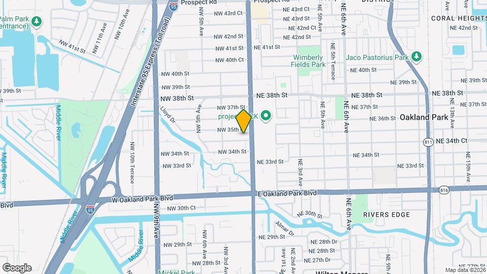 61 NW 35th St Map and Location Details