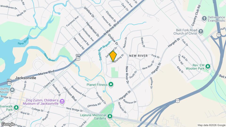 312 Starling St Map and Location Details