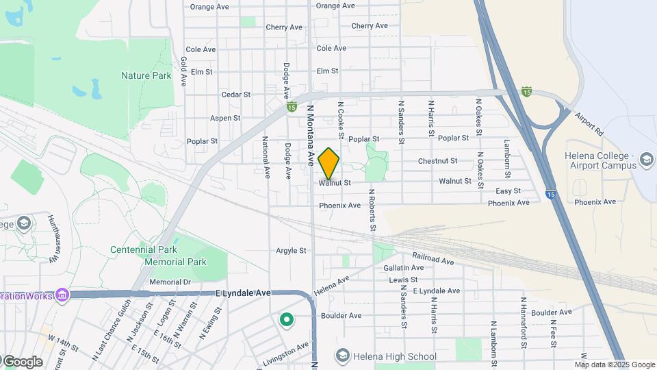 1221 Walnut St Map and Location Details