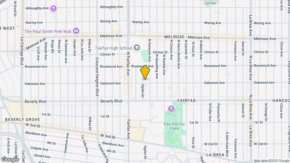 400 N Ogden Dr Map and Location Details