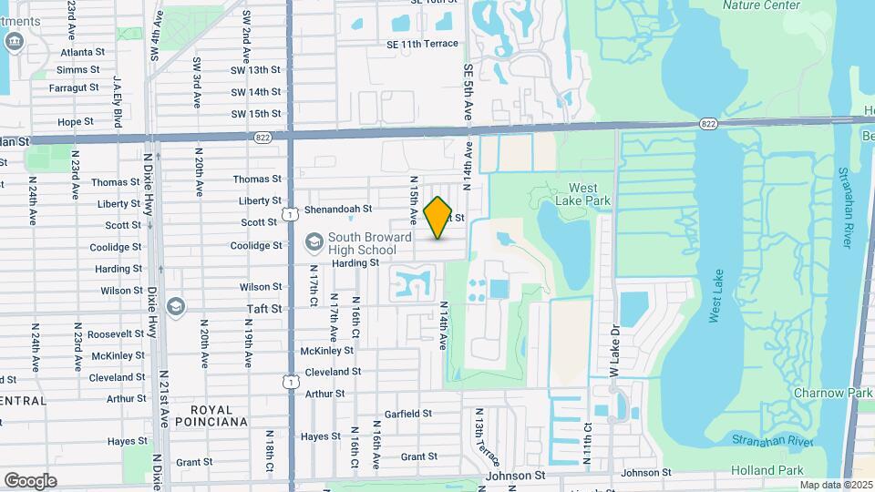 1426 Coolidge St Map and Location Details