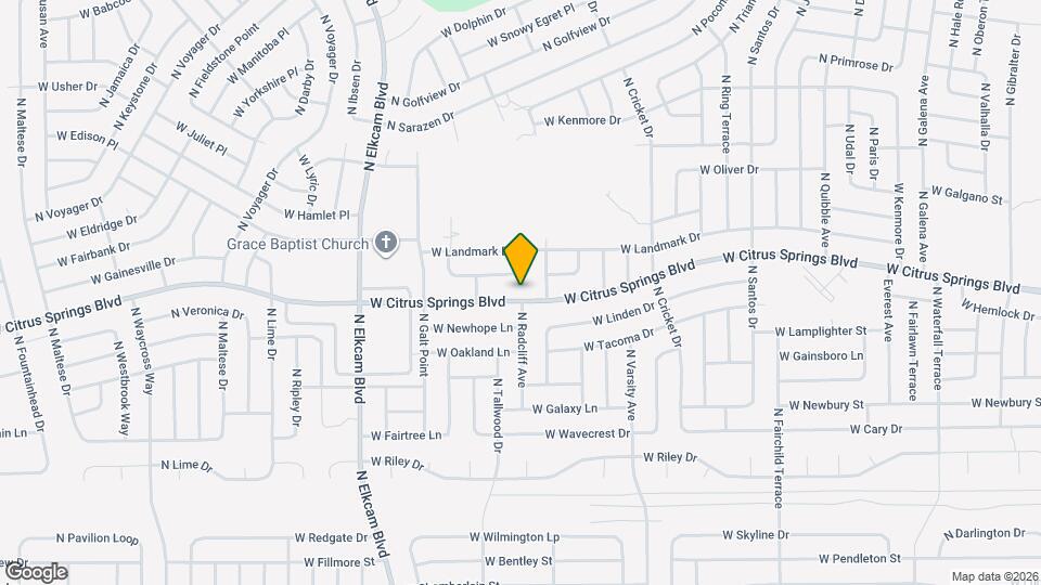 2289 W Citrus Springs Blvd Map and Location Details