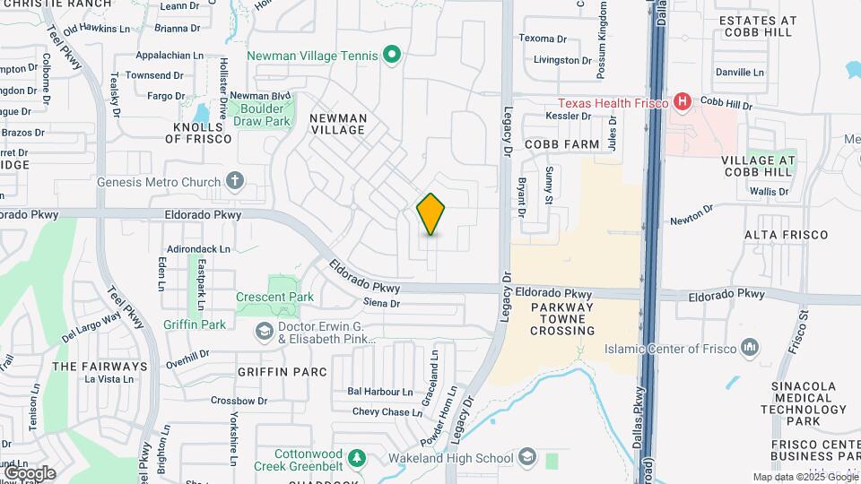 11951 Brubaker Dr Map and Location Details