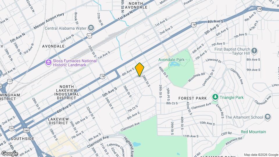 3723 5th Ave S Map and Location Details