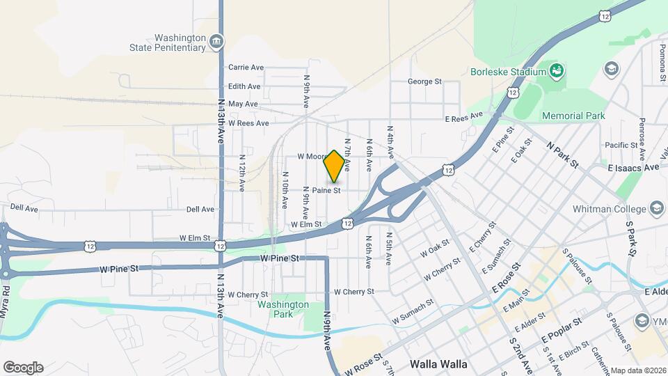 802 N 8th Ave Map and Location Details