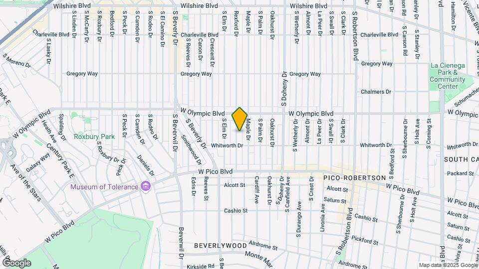 442 S Rexford Dr Map and Location Details