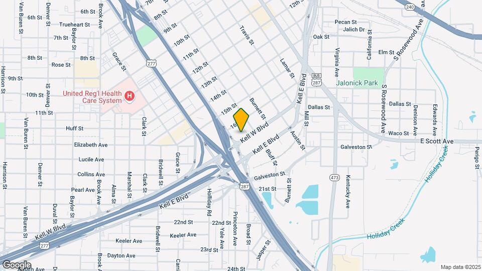 1310 Kell E Blvd Mapa y Detalles de la Ubicación