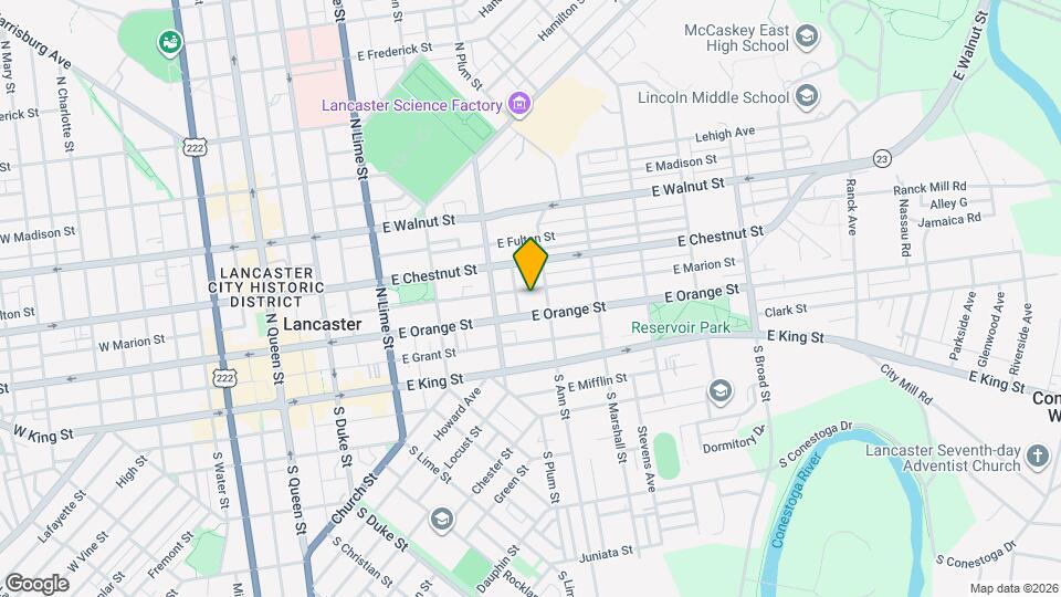 440 E Marion St Map and Location Details