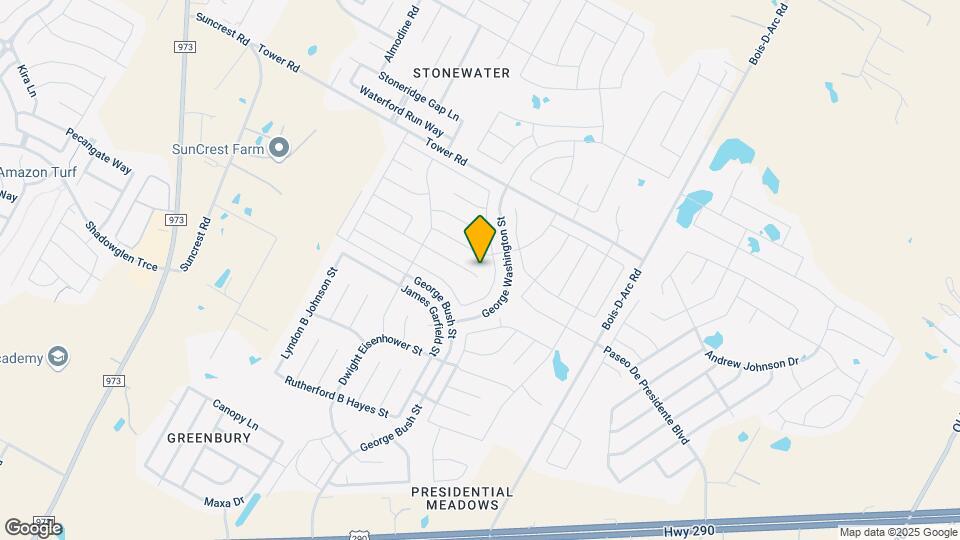13607 Benjamin Harrison St Map and Location Details