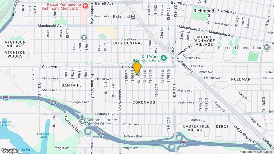 1621 Florida Ave Map and Location Details