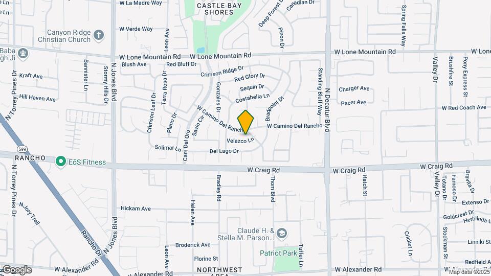 5232 Velazco Ln Map and Location Details