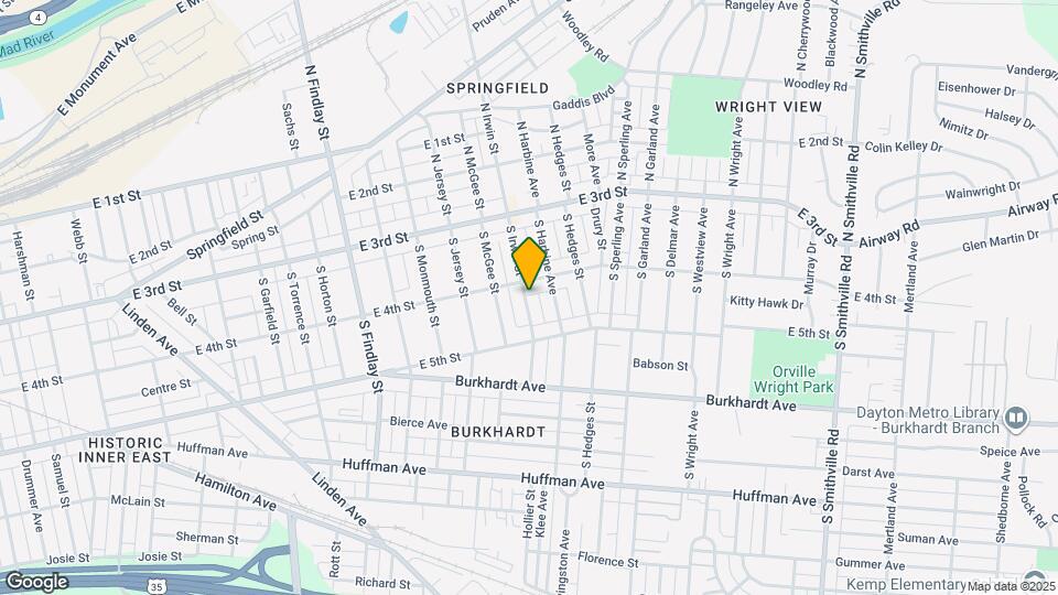 116 S Irwin St Map and Location Details