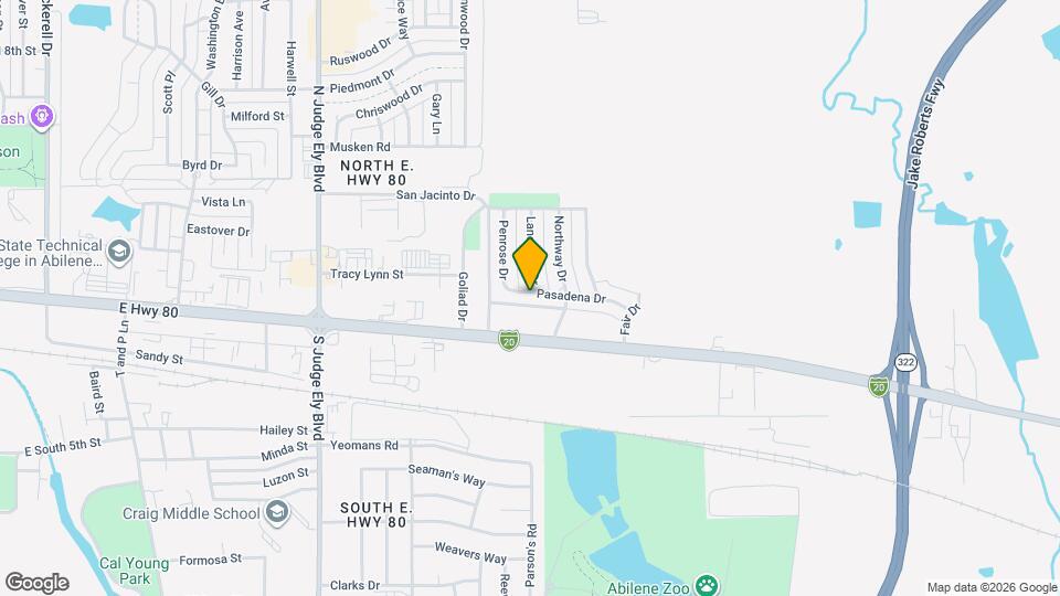 1741 Pasadena Dr Map and Location Details