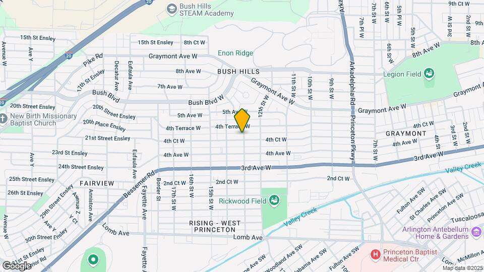 1302 4th Ct W Map and Location Details