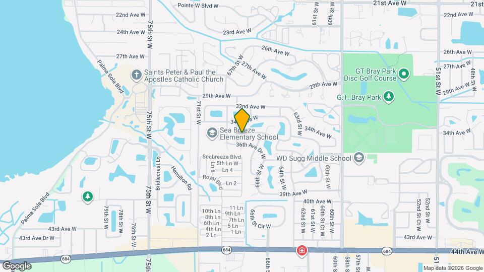 6713 35th Ave W Map and Location Details