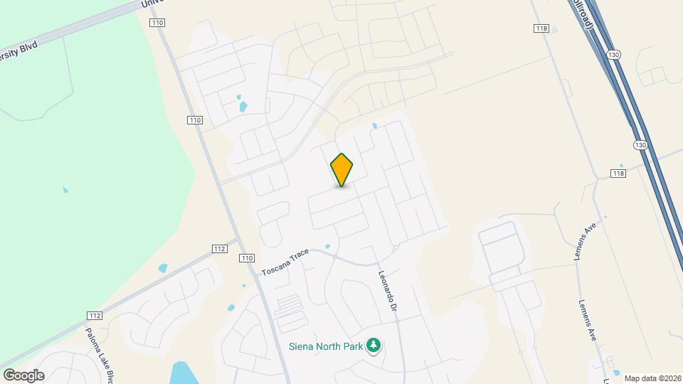 5580 Bellissima Way Map and Location Details