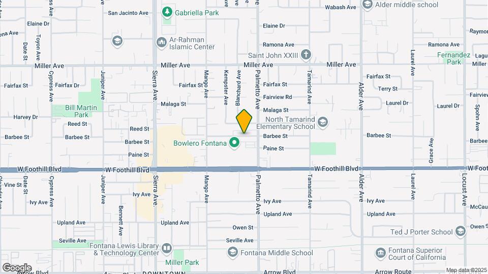 17243 Barbee St Mapa y Detalles de la Ubicación