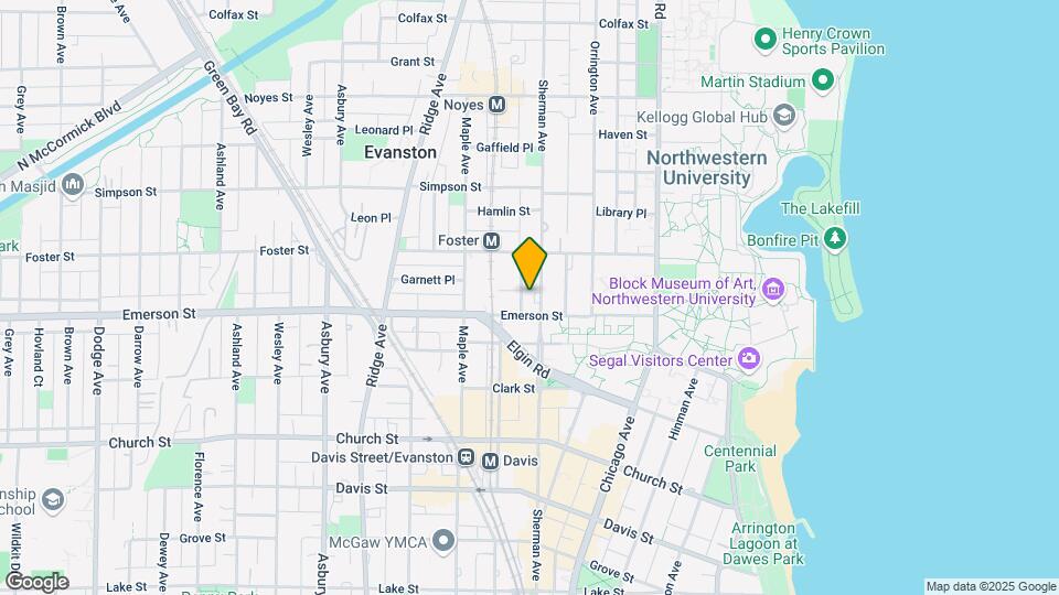 Evanston Senior Redevelopment Map and Location Details