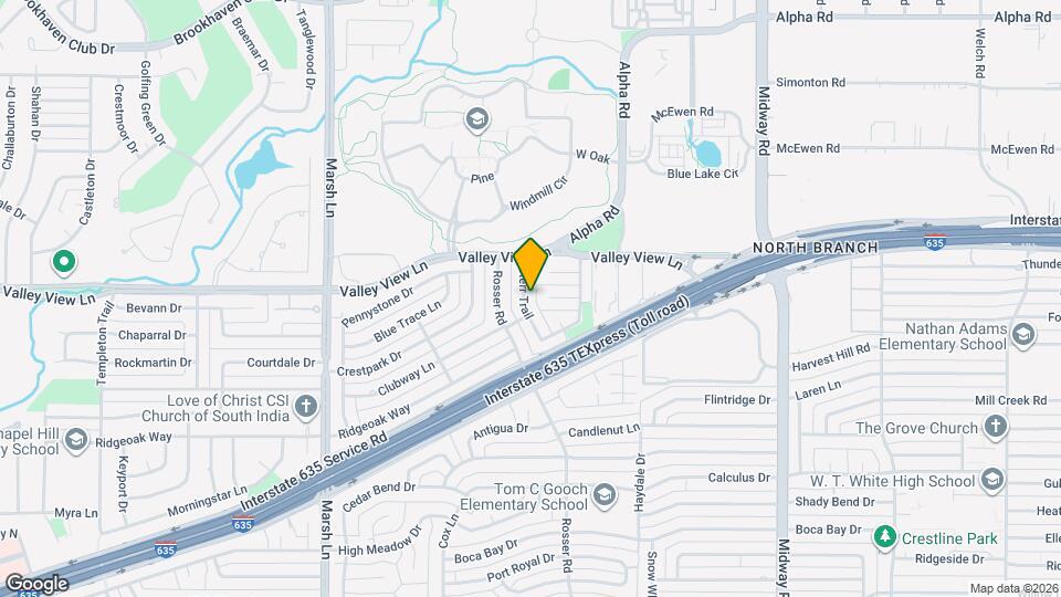 13124 Kerr Trail Map and Location Details