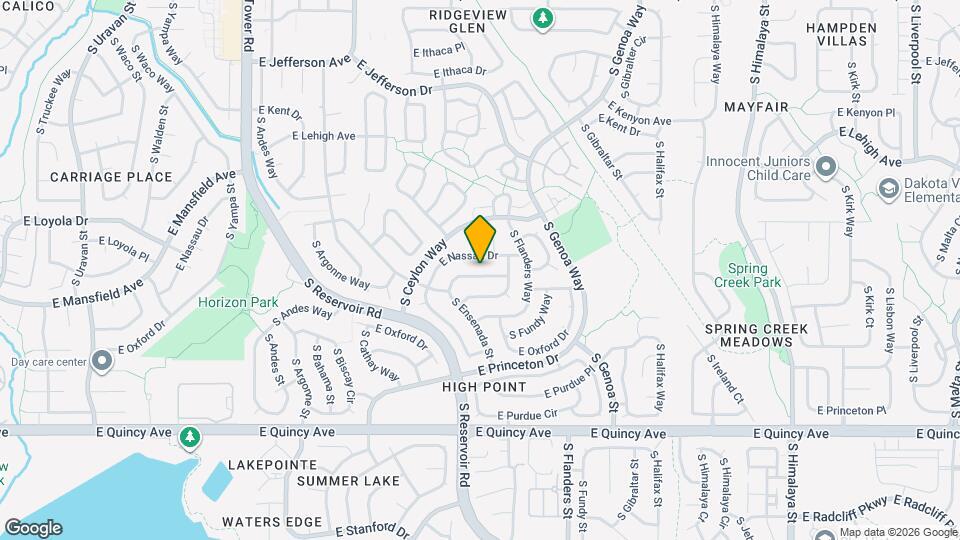 19451 E Navarro Dr Mapa y Detalles de la Ubicación