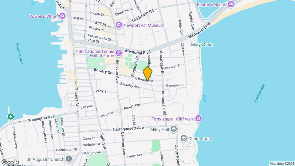 45 E Bowery St Map and Location Details