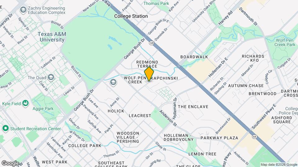 1604 Park Pl Map and Location Details