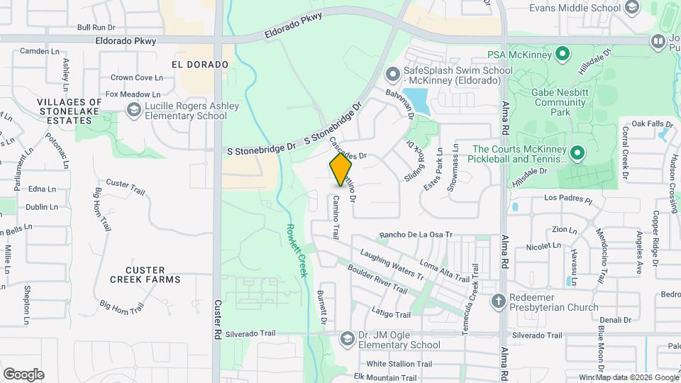 3501 Camino Trail Map and Location Details