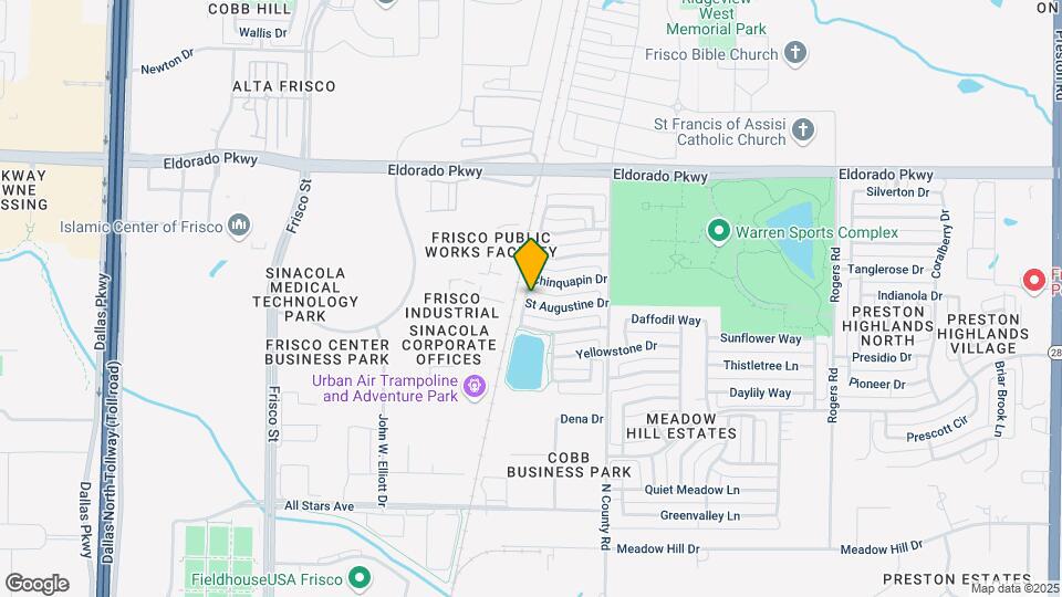 7028 St Augustine Dr Map and Location Details