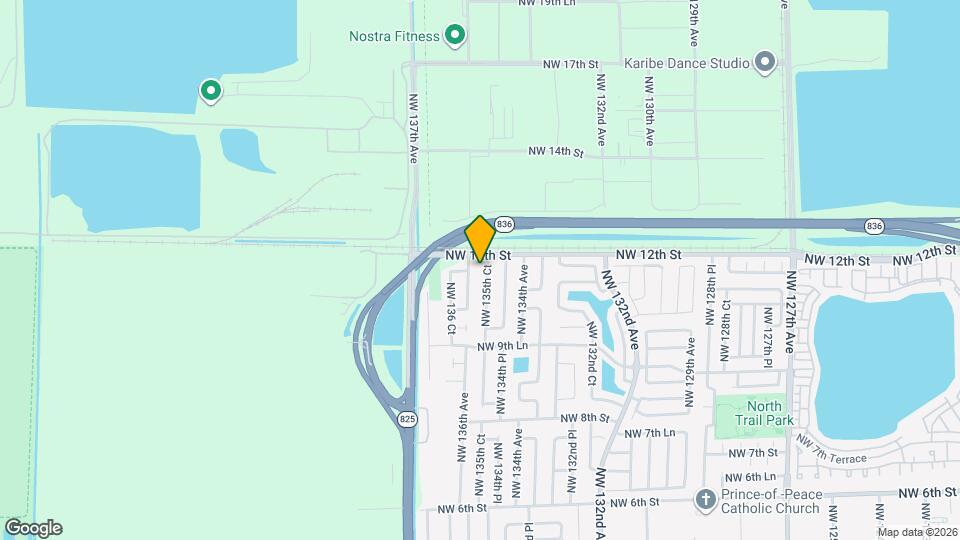 1150 NW 135th Ct Map and Location Details