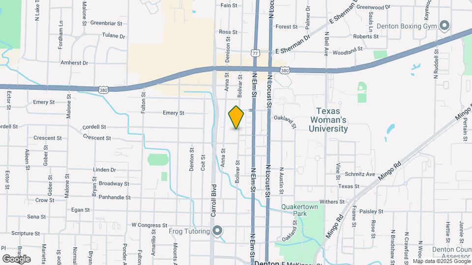 1407 Bolivar St Map and Location Details