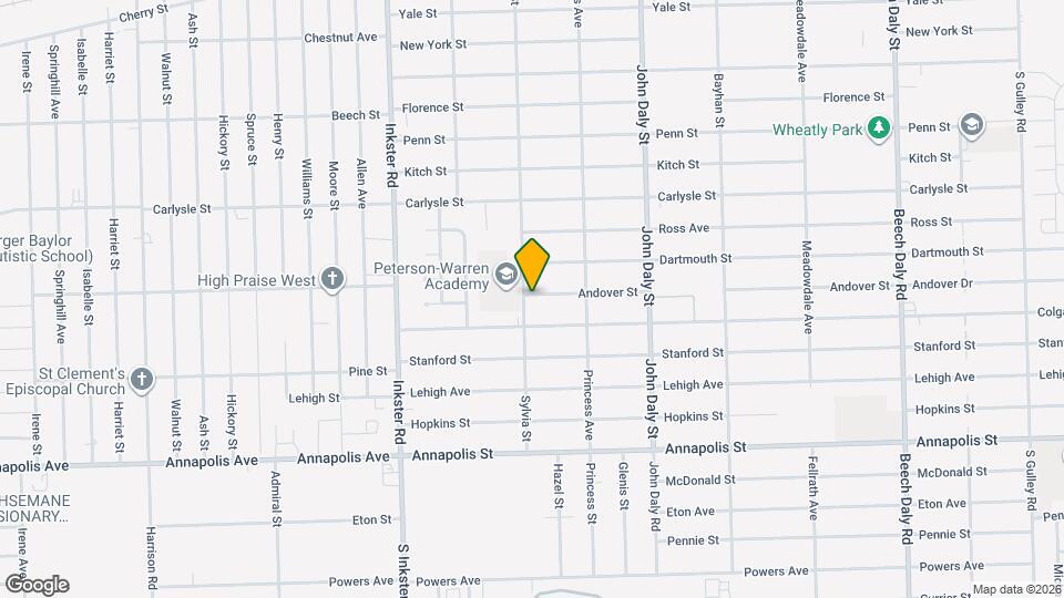 26985 Andover St Map and Location Details