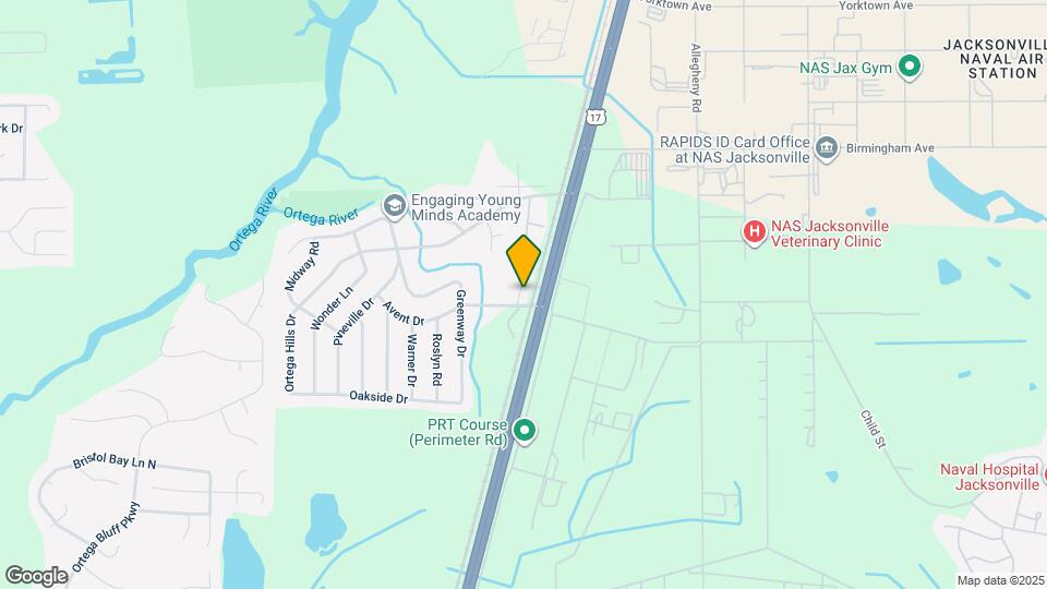 7419 Palm Hills Dr Map and Location Details