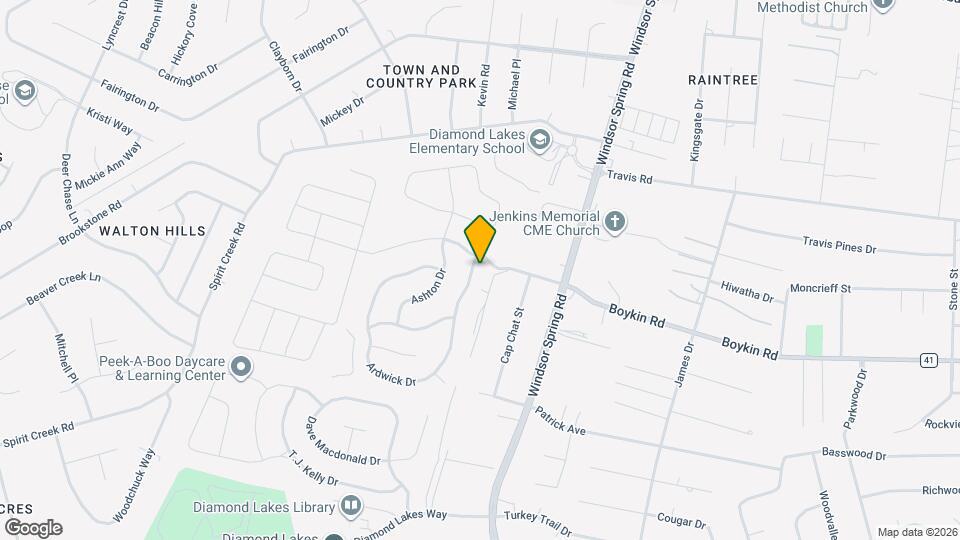 2604 Ardwick Dr Map and Location Details