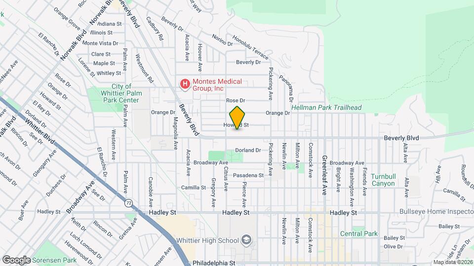 12327 Beverly Blvd Map and Location Details