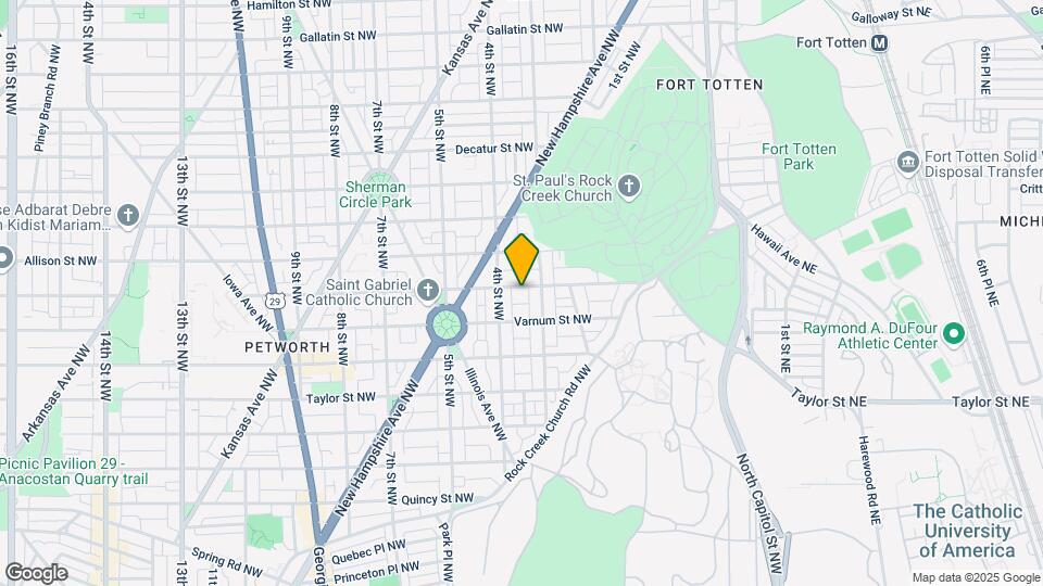 314 Webster St NW Map and Location Details