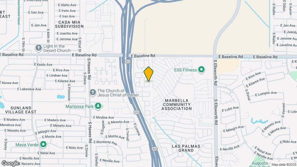 8745 E Lindner Ave Mapa y Detalles de la Ubicación