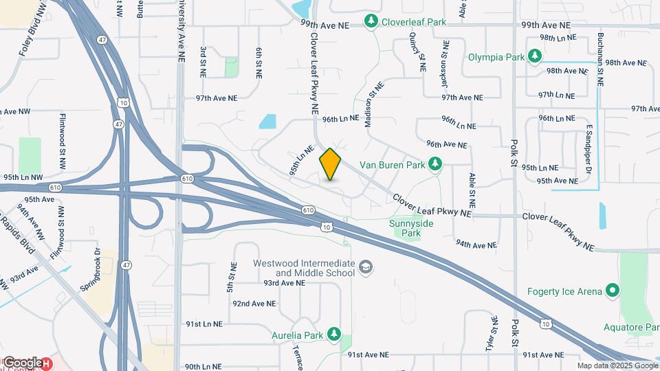 525 Pleasure Creek Dr Map and Location Details