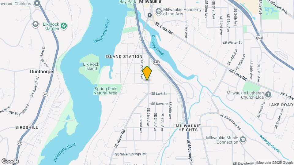 12233 SE River Rd Map and Location Details