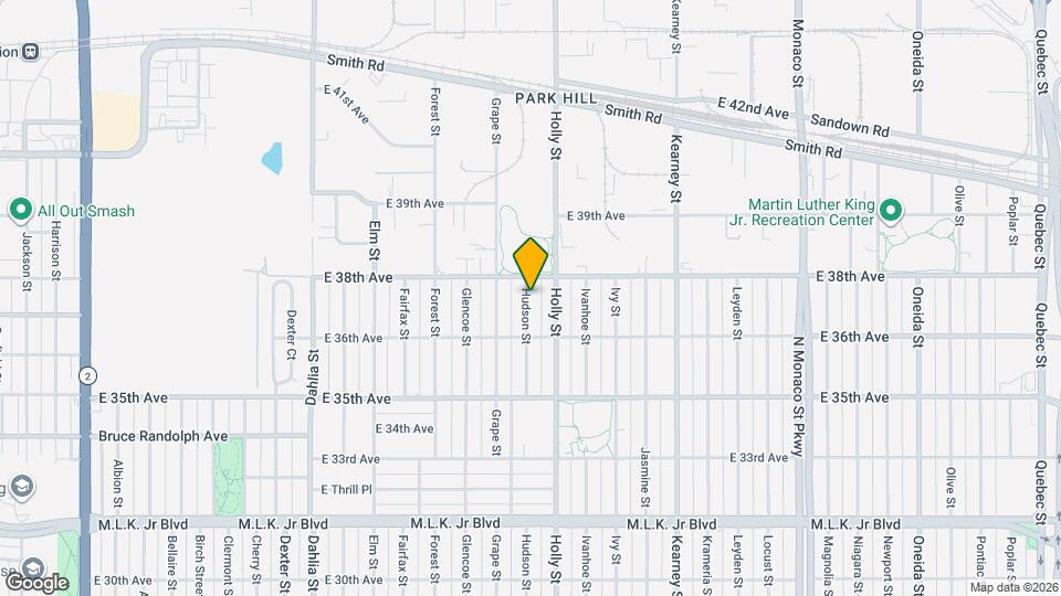 3662 Hudson St Map and Location Details