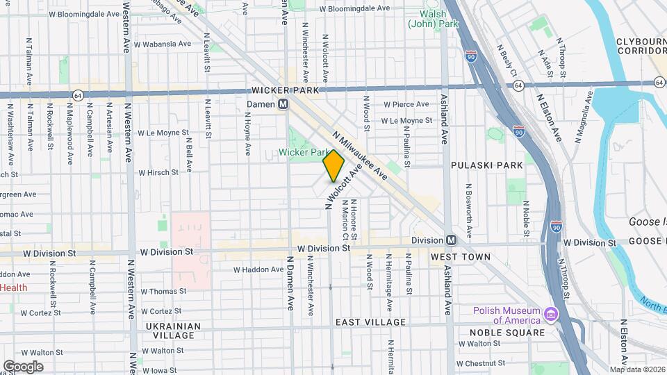 1332 N Wolcott Ave, Unit J07P Mapa y Detalles de la Ubicación