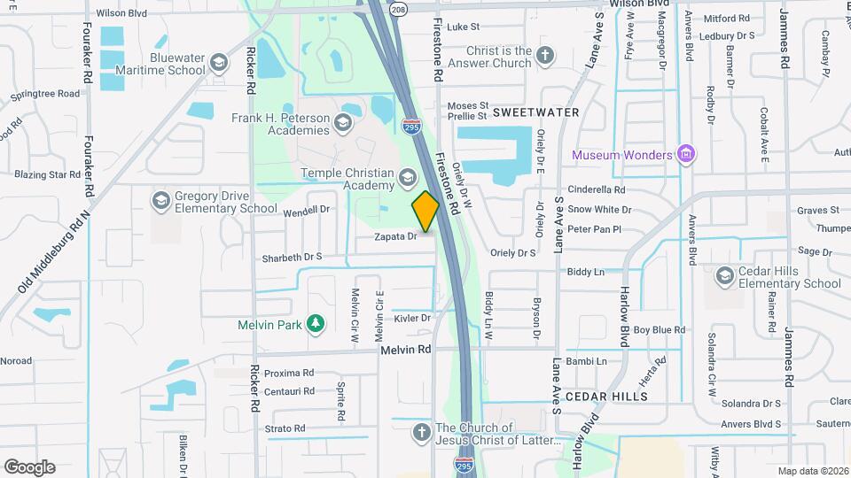 7218 Zapata Dr Map and Location Details