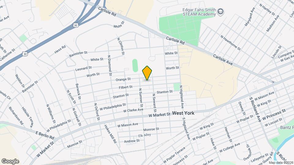 1627 Filbert St Map and Location Details