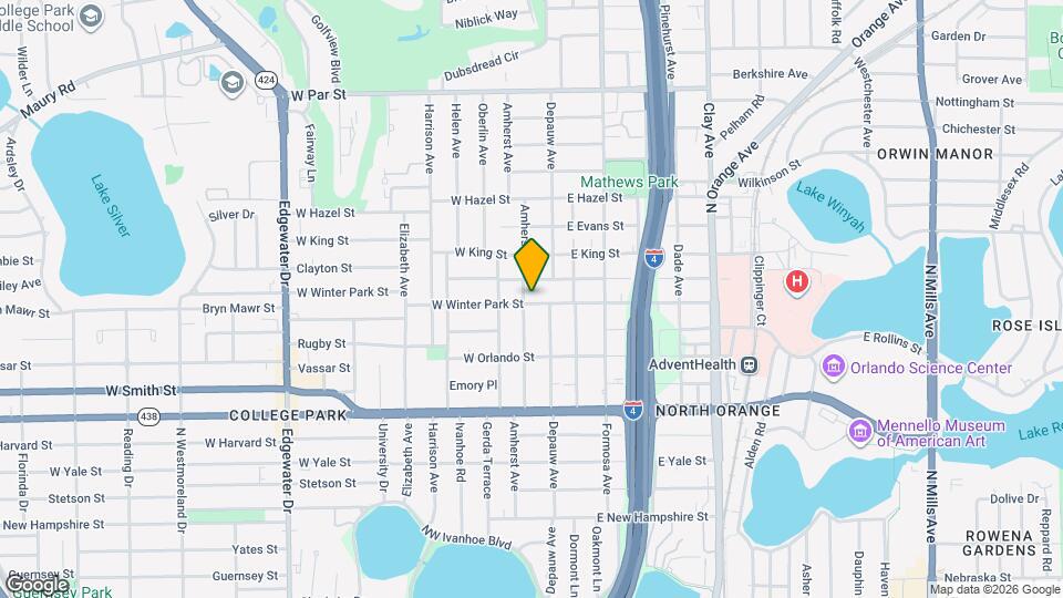 17 W Winter Park St Map and Location Details