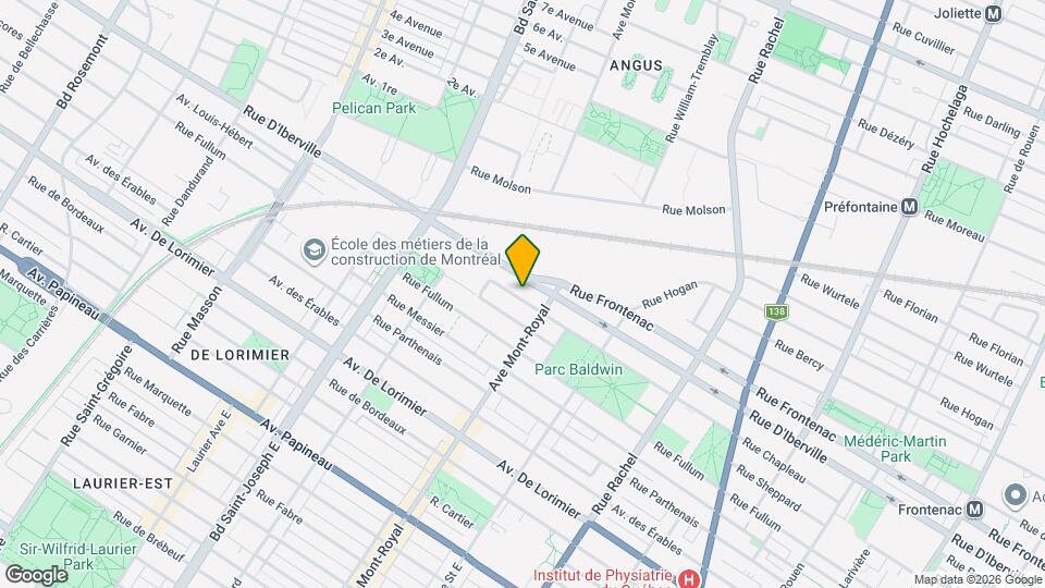 4543-4547 Chapleau Rue Map and Location Details