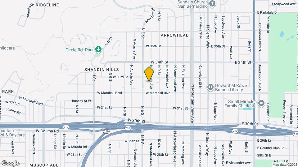 3264 N Stoddard Ave Map and Location Details