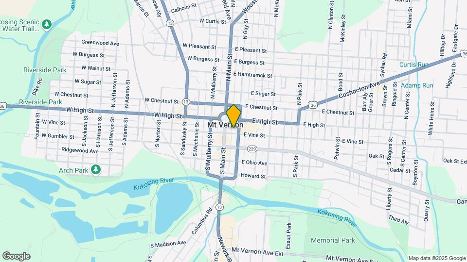15 E Vine St Mapa y Detalles de la Ubicación