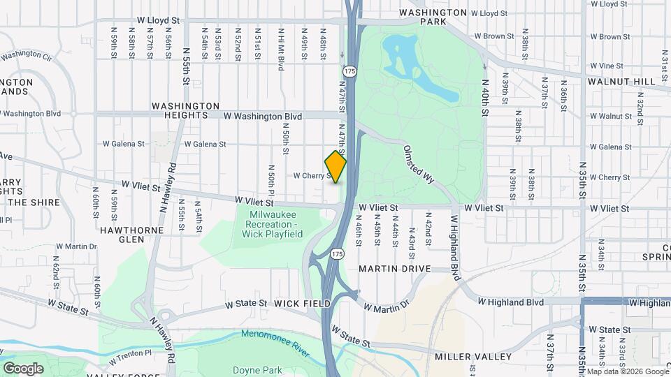 1435 N 47th St Map and Location Details