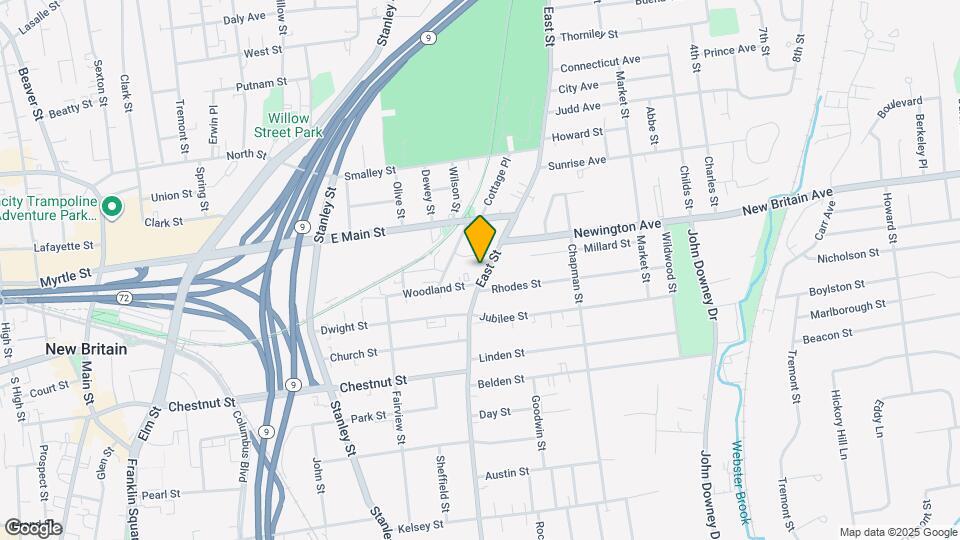 634 East St Map and Location Details